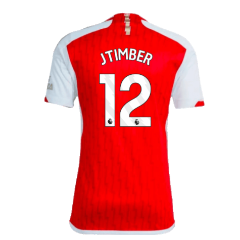 2023-2024 Arsenal Home Shirt (J Timber 12)