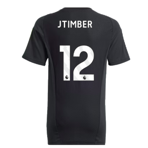 2023-2024 Arsenal Training Tee (Black) - Kids (J Timber 12)