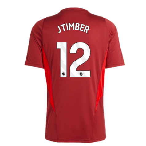 2023-2024 Arsenal Training Jersey (Red) (J Timber 12)