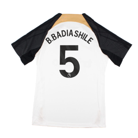 2023-2024 Chelsea Strike Training Shirt (White) (B.BADIASHILE 5)