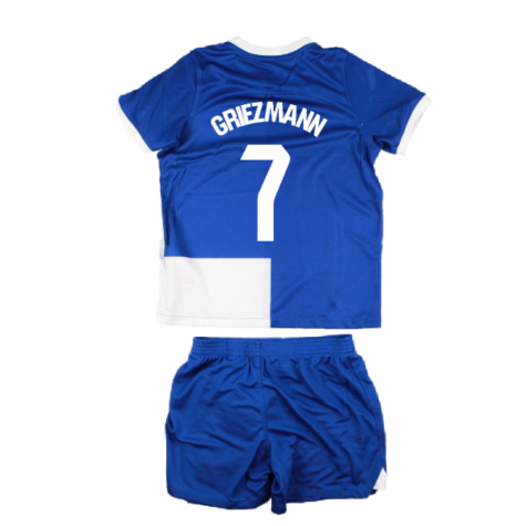 2023-2024 Atletico Madrid Away Little Boys Mini Kit (Griezmann 7)