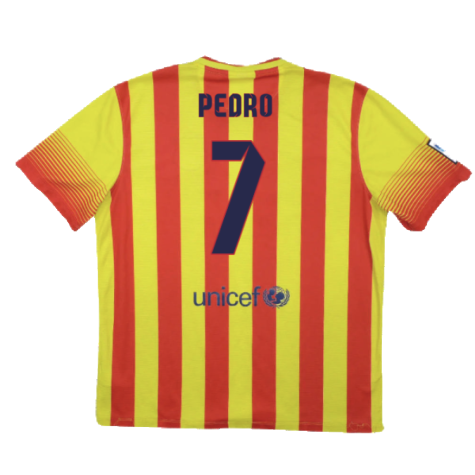 2013-2014 Barcelona Away Shirt (Pedro 7)