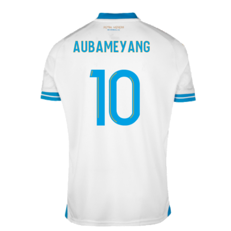 2023-2024 Marseille Home Shirt (Kids) (Aubameyang 10)