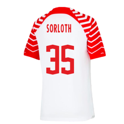 2023-2024 Red Bull Leipzig Home Shirt (Kids) (Sorloth 35)