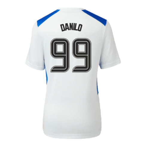 2023-2024 Rangers Players Match Day Home Tee (White) - Kids (Danilo 99)