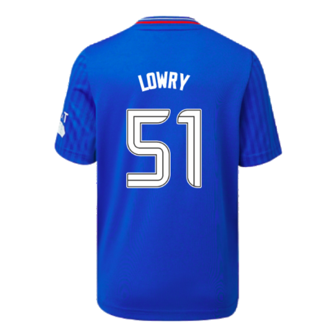 2023-2024 Rangers Home Shirt (Kids) (Lowry 51)