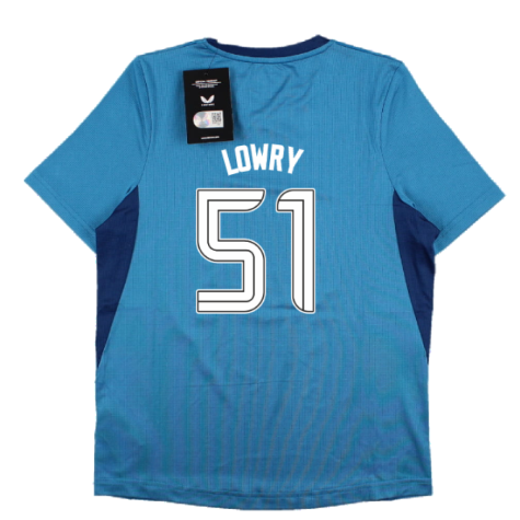 2023-2024 Rangers Players Training Tee (Deep Water) - Kids (Lowry 51)