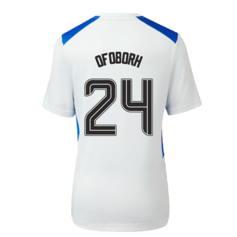2023-2024 Rangers Players Match Day Home Tee (White) - Kids (Ofoborh 24)