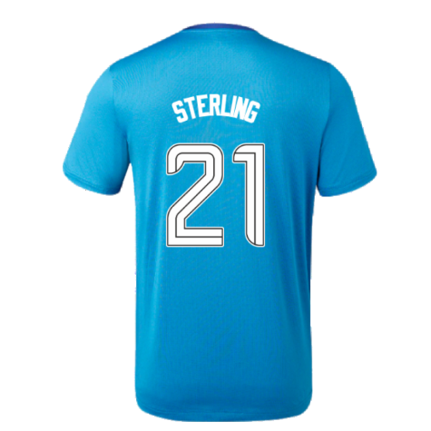 2023-2024 Rangers Players Training Tee (Deep Water) (Sterling 21)