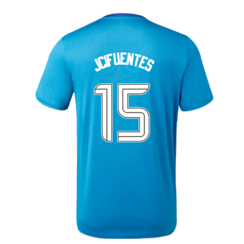 2023-2024 Rangers Players Training Tee (Deep Water) (J Cifuentes 15)