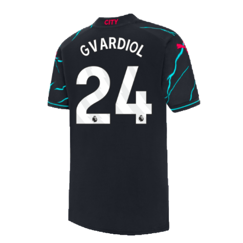 2023-2024 Man City Third Shirt (Kids) (Gvardiol 24)