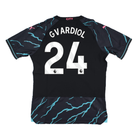 2023-2024 Man City Third Authentic Shirt (Gvardiol 24)