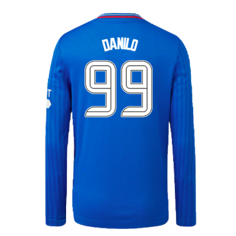 2023-2024 Rangers Long Sleeve Home Shirt (Kids) (Danilo 99)