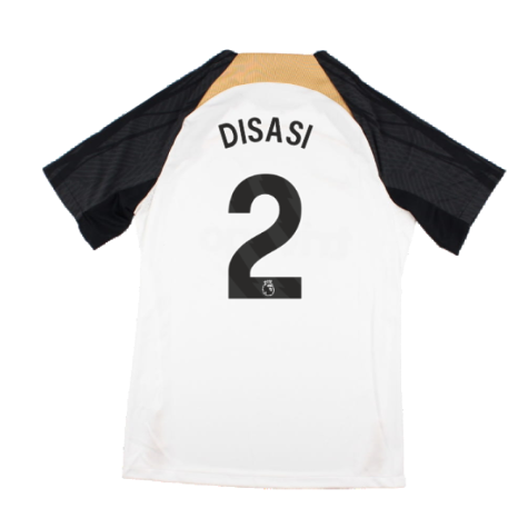 2023-2024 Chelsea Strike Training Shirt (White) (Disasi 2)