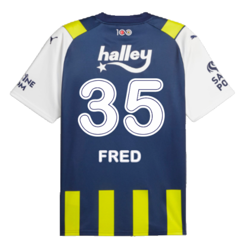 2023-2024 Fenerbahce Home Shirt (FRED 35)