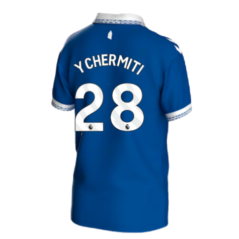 2023-2024 Everton Home Shirt (Kids) (Y Chermiti 28)