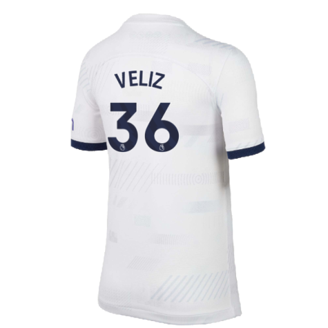 2023-2024 Tottenham Home Shirt (Kids) (Veliz 36)