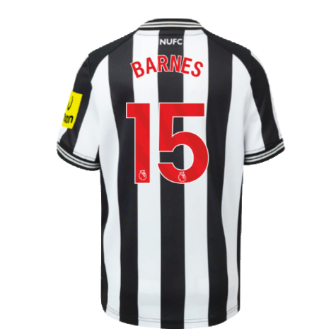 2023-2024 Newcastle Home Shirt (Kids) (Barnes 15)