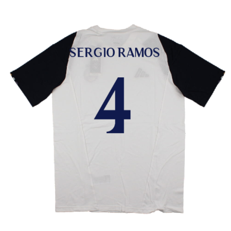 2023-2024 Real Madrid Core Tee (White) (Sergio Ramos 4)