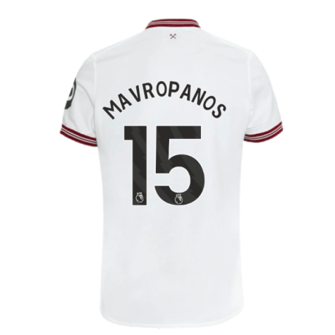 2023-2024 West Ham United Away Shirt (Kids) (Mavropanos 15)