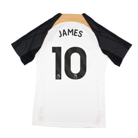 2023-2024 Chelsea Strike Training Shirt (White) (James 10)