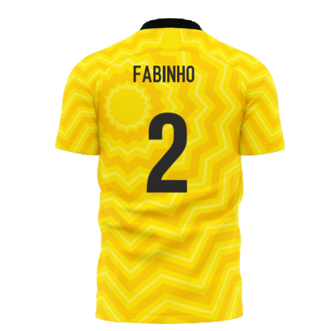 Al-Ittihad 2024-2025 Home Concept Football Kit (Libero) - Little Boys (Fabinho 2)