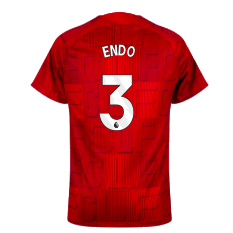 2023-2024 Liverpool Pre-Match Home Shirt (Red) (Endo 3)