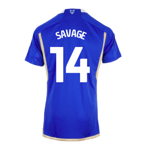 2023-2024 Leicester City Home Shirt (Savage 14)