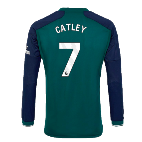 2023-2024 Arsenal Long Sleeve Third Shirt (Catley 7)