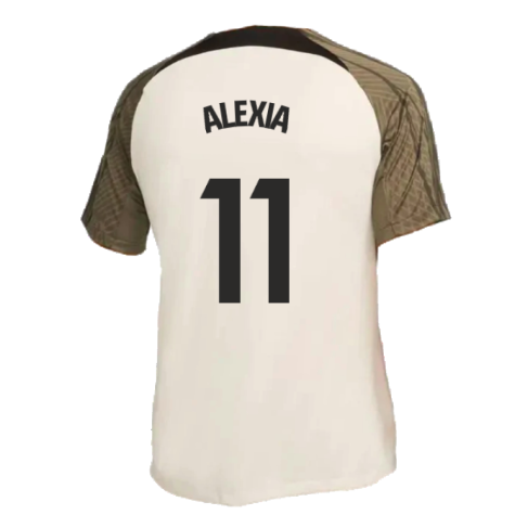2023-2024 Barcelona Dri-Fit Strike Training Shirt (Grey) (Alexia 11)