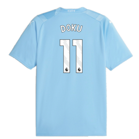 2023-2024 Man City Home Shirt (Doku 11)