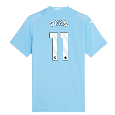 2023-2024 Man City Home Shirt (Ladies) (Doku 11)