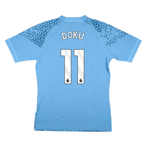 2023-2024 Man City Training Jersey Pro (Light Blue) (Doku 11)