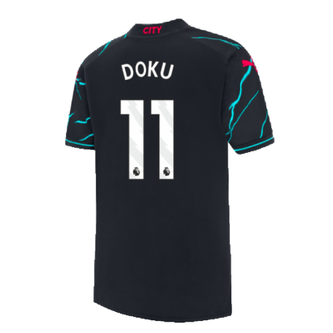 2023-2024 Man City Third Mini Kit (Doku 11)