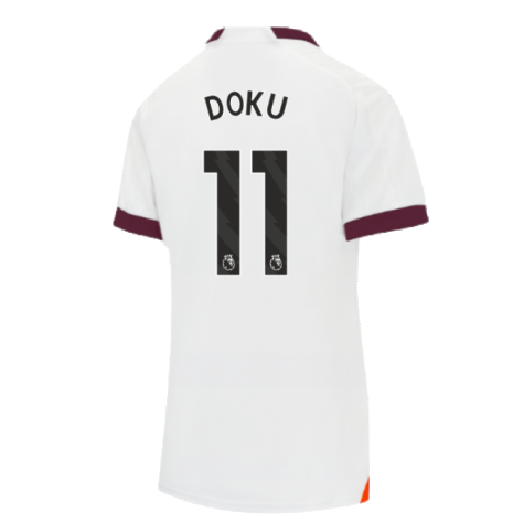 2023-2024 Man City Away Shirt (Ladies) (Doku 11)