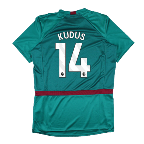 2023-2024 West Ham Training Jersey (Alexanderite) (Kudus 14)