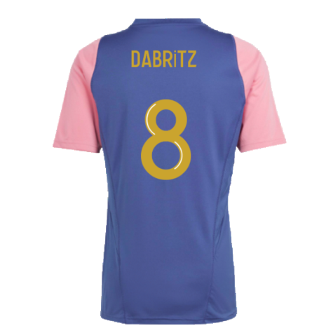 2023-2024 Olympique Lyon Training Jersey (Navy) (Dabritz 8)