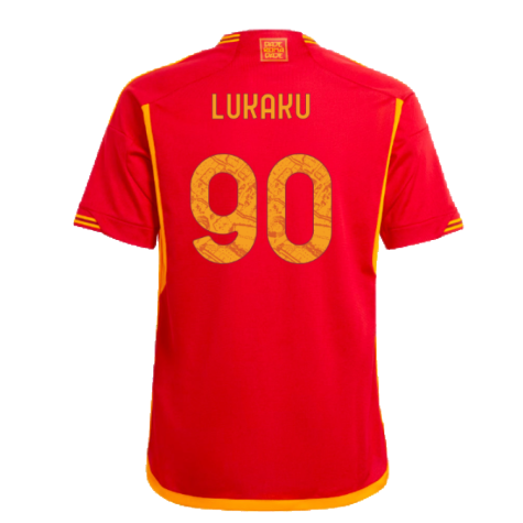 2023-2024 Roma Home Shirt (Kids) (LUKAKU 90)