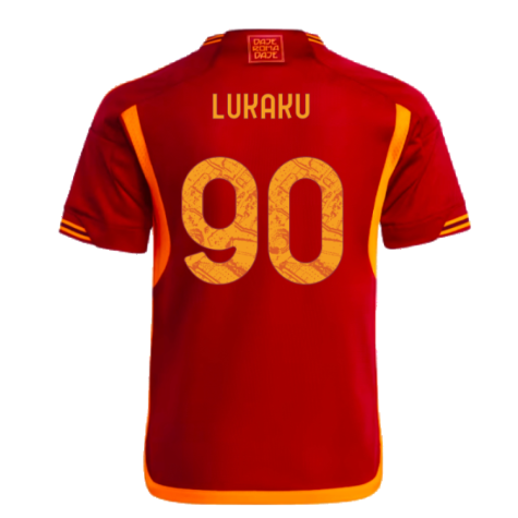 2023-2024 AS Roma Home Mini Kit (LUKAKU 90)