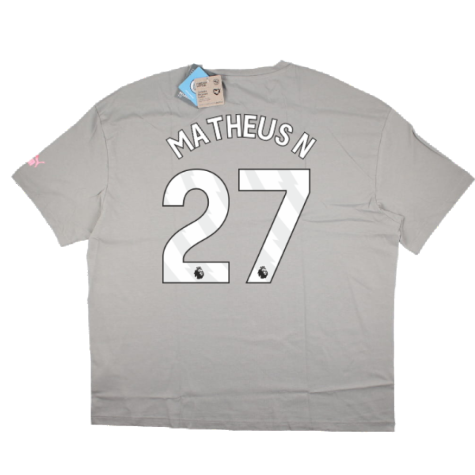 2023-2024 Man City FtblCulture Tee (Smokey Grey) (Matheus N 27)