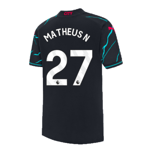 2023-2024 Man City Third Mini Kit (Matheus N 27)