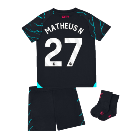 2023-2024 Man City Third Baby Kit (Matheus N 27)