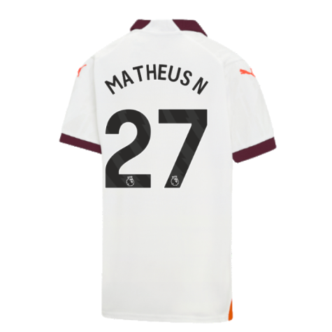 2023-2024 Man City Away Shirt (Kids) (Matheus N 27)