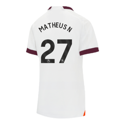 2023-2024 Man City Away Shirt (Ladies) (Matheus N 27)