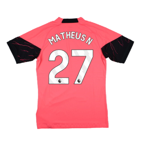 2023-2024 Man City Training Jersey Pro (Sunset Glow) (Matheus N 27)