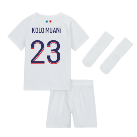 2023-2024 PSG Away Baby Kit (Kolo Muani 23)