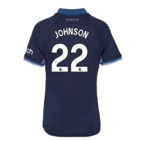 2023-2024 Tottenham Hotspur Away Shirt (Womens) (Johnson 22)
