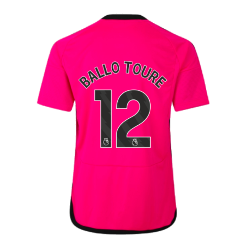 2023-2024 Fulham Away Shirt (Kids) (Ballo Toure 12)