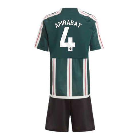 2023-2024 Man Utd Away Mini Kit (Amrabat 4)