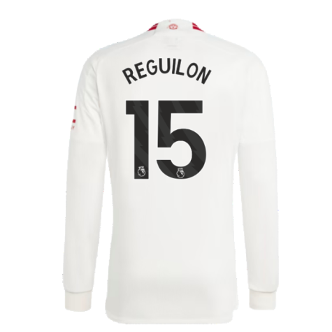 2023-2024 Man Utd Long Sleeve Third Shirt (Reguilon 15)